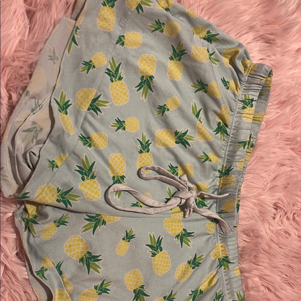 Pineapple Print Shorts